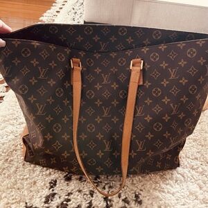 Louis Vuitton Monogram Cabas Alto Tote – Authentic Vintage